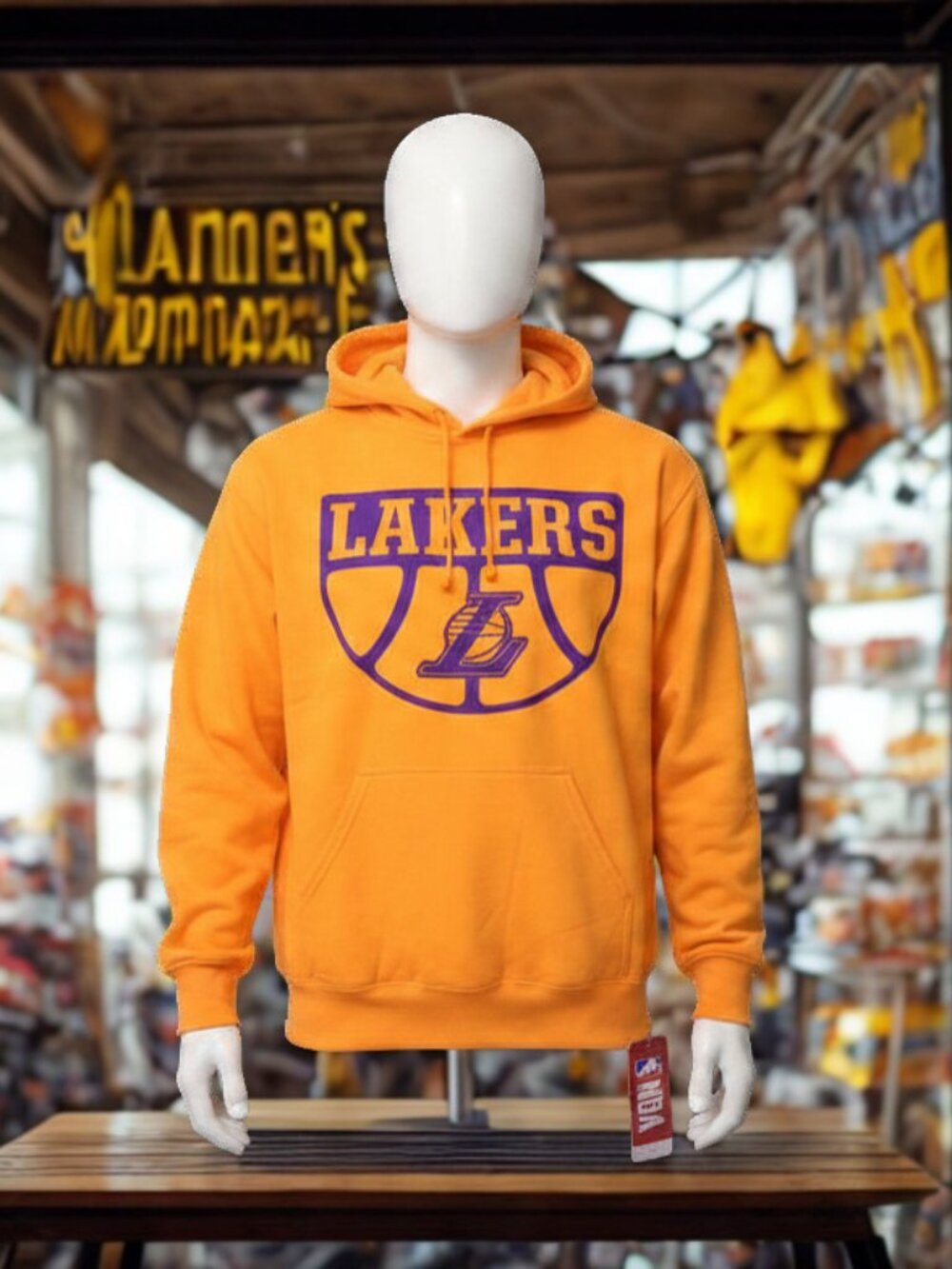 NBA LOS ANGELES LAKERS PULLOVER Suddenswitch HOODIE MENS Sz M NWT $44.99